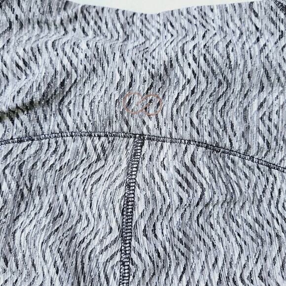 CALIA Carrie Underwood Black White Gray Workout Yoga Textured Leggings Small - Picture 5 of 11